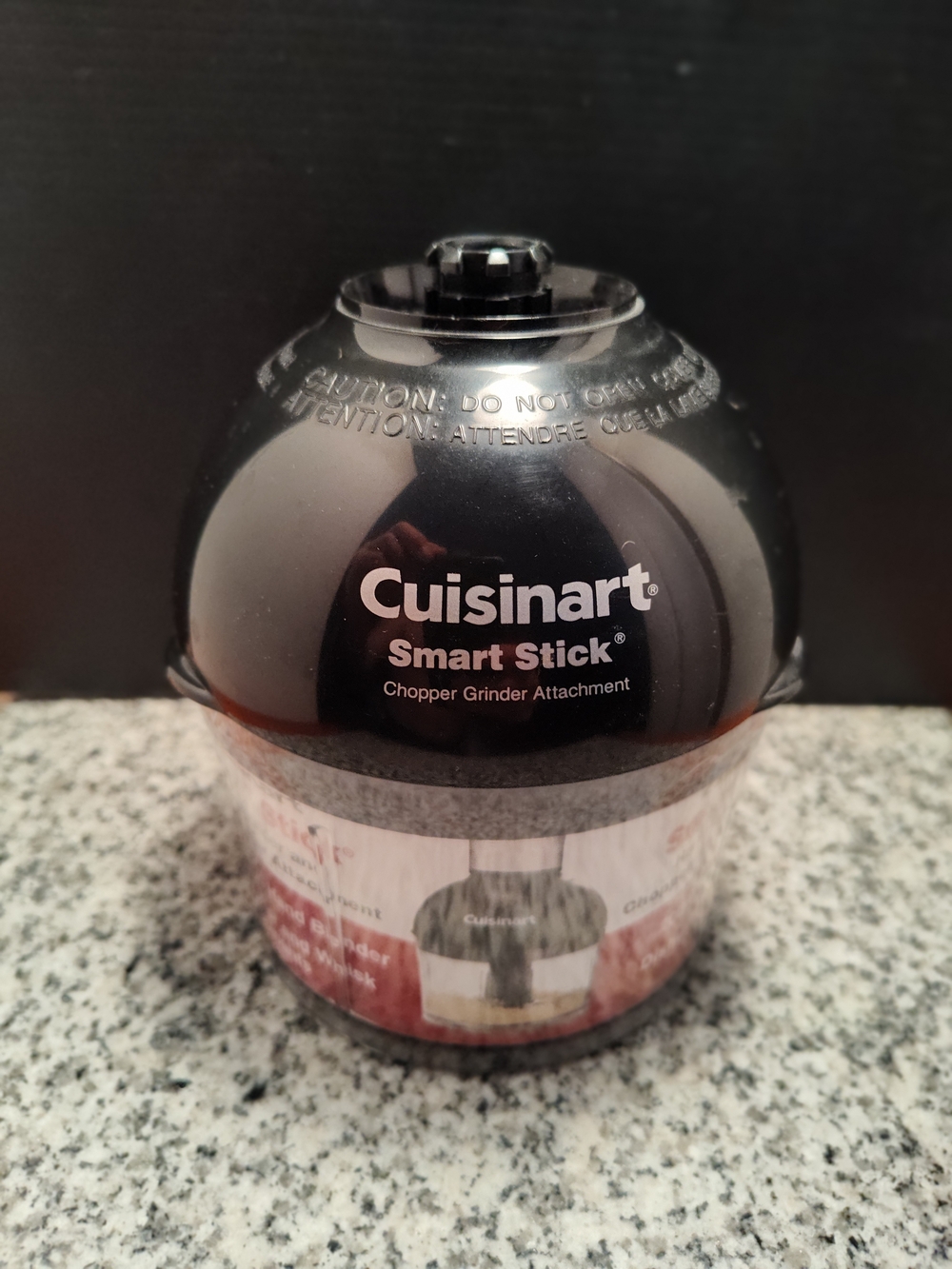 Cuisinart Smart Stick Chopper Grinder Attachment - Black